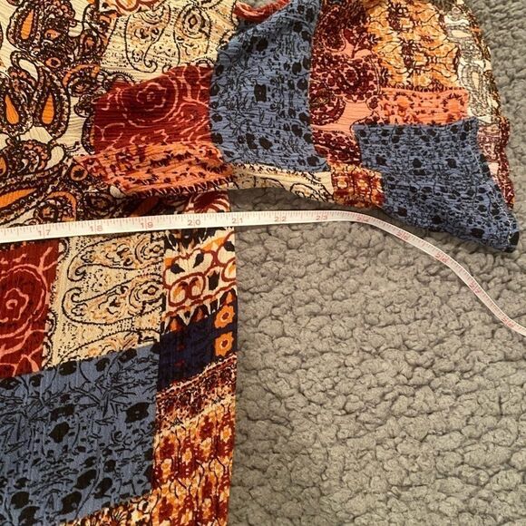 L Love Multi Pattern Cardigan Size Large - Picture 5 of 10